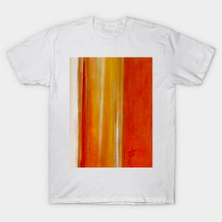 Orange modern abstract painting T-Shirt